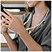 Collana Universale Per Smartphone Con Perline Lunghezza 74 Cm Bianco - Foto miniatura 5