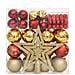 Set Addobbi Di Natale 70 Pz Oro E Rosso - Foto miniatura 2