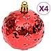 Set Addobbi Di Natale 70 Pz Oro E Rosso - Foto miniatura 7