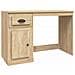 Scrivania Cassetto Rovere Sonoma 115x50x75 Cm Legno Multistrato - Foto miniatura 2