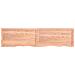 Ripiano Muro Marrone 200x50x (2-4) cm Massello Rovere Trattato - Foto miniatura 9