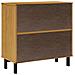 Cassettiera Flam 80x40x80 Cm In Legno Massello Di Pino - Foto miniatura 7