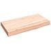 Ripiano a Parete 40x20x4 cm Legno Massello Rovere Non Trattato - Foto miniatura 1