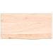 Ripiano a Parete 40x20x4 cm Legno Massello Rovere Non Trattato - Foto miniatura 2