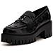 Fl8wnylea14 Mocassino College Scarpe Fashion Pelle Nero Logato Nero 41 - Foto miniatura 1