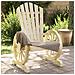 Sedie Da Giardino Adirondack 2 Pz In Legno Massello Di Abete - Foto miniatura 1