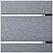 Tavolino Da Giardino Alluminio Anodizzato Grigio Chiaro 90 X 50 Cm Salerno - Foto miniatura 3