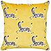 Set Di 2 Cuscini Aconitum Velluto 45 X 45 Cm Giallo Trama Animale - Foto miniatura 11