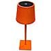 Lampada Tavolo Touch Led Moderna Ricaricabile Ristorante Vermiglione Rosso G02 - Foto miniatura 1