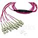 SFP5142FU5MKB cavo InfiniBand e in fibra ottica 5 m MPO 4x SC Rosso - Foto miniatura 3