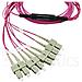 SFP5142FU5MKB cavo InfiniBand e in fibra ottica 5 m MPO 4x SC Rosso - Foto miniatura 2