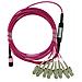 SFP5142FU5MKB cavo InfiniBand e in fibra ottica 5 m MPO 4x SC Rosso - Foto miniatura 1
