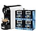 Macchina Caffe 1200 W Serbatoio 0.5 Litri 20bar 64 Capsule Di Caffe' Incluse Nero Bianca - Foto miniatura 1