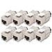 Cat 6a Keystone Jack Shielded 8 Pcs. Tool Free Connection (dn-93617-8) - Foto miniatura 1