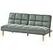 Divano Letto 3 Posti Siljan Tessuto Verde Chiaro - Foto miniatura 3