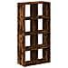 Libreria Divisorio Rovere Fumo 69,5x29x137,5cm in Truciolato - Foto miniatura 7