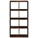 Libreria Divisorio Rovere Fumo 69,5x29x137,5cm in Truciolato - Foto miniatura 5