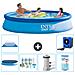 Piscina Fuori Terra - In Giro - 366x76 Cm - Blu - Include Accessori Coordinati A605 - Foto miniatura 1