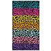 Telo Mare Grande 100x180 Spugna Spiaggia Piscina Maui Leopard Multicolor D8 - Foto miniatura 1