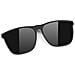 Occhiali Da Sole Clip-on - Per Montature Da Vista Black+grey - Foto miniatura 2