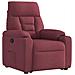 Poltrona Alzapersona Reclinabile Rosso Vino in Tessuto - Foto miniatura 4