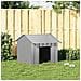 Casetta per Cani con Tetto 85x107x81 cm Acciaio Zincato - Foto miniatura 2