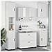 Set di mobili per il bagno 5 pcs Bianco 30 x 35 x 192 cm - Foto miniatura 2