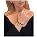 Bracciale Mylove In Pelle Marrone E Oro - Foto miniatura 2