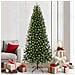 Albero di Natale artificiale con 300 LED Verde 210 cm PE e PVC - Foto miniatura 2