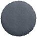 Cuscini per Seduta 2 pcs Grigio scuro Ø 40 x 13 cm Velluto - Foto miniatura 6