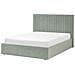 Letto Contenitore Bouclé Vion 140 X 200 Cm Verde - Foto miniatura 4