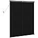 Tenda Veneziana Regolabile Nero 150 x 120 cm PVC - Foto miniatura 6