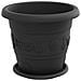 Vasi per Piante 24 pcs Nero Ø 26 x 21.5 cm Plastica - Foto miniatura 5