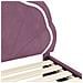 Struttura letto bambini con testata Viola 90 x 190 cm Velluto - Foto miniatura 8
