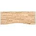 Scrivania Nero e naturale 140 x 60 cm Legno di Quercia Massello - Foto miniatura 7
