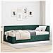 Struttura Letto Angolare con Materasso 2 pcs Verde Velluto - Foto miniatura 2