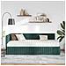 Struttura Letto Angolare con Materasso 2 pcs Verde Velluto - Foto miniatura 3