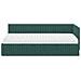 Struttura Letto Angolare con Materasso 2 pcs Verde Velluto - Foto miniatura 5