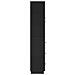 Set di armadi 2 pcs Nero 33 x 34,5 x 87 cm Legno ingegnerizzato - Foto miniatura 5