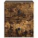 Mobiletto da notte a muro 2 pcs Rovere Fumo 34,5 x 33 x 40 cm - Foto miniatura 5