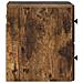 Mobiletto da notte a muro 2 pcs Rovere Fumo 34,5 x 33 x 40 cm - Foto miniatura 6