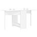 Tavolo da Pranzo 138 x 70 x 73,5 cm Legno ingegnerizzato Bianco - Foto miniatura 3