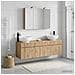 Set di Armadi da Bagno 4 pcs Rovere Artigianale - Foto miniatura 2