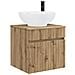 Set di Armadi da Bagno 4 pcs Rovere Artigianale - Foto miniatura 5