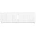 Supporto TV 140 x 34.5 x 40 cm Bianco Legno ingegnerizzato - Foto miniatura 4