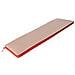 Cuscino Lungo 110x45cm Sfoderabile Impermeabile Lettino Esterno Colore Rosso A Strisce - Foto miniatura 1