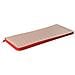 Cuscino Lungo 110x45cm Sfoderabile Impermeabile Lettino Esterno Colore Rosso A Strisce - Foto miniatura 2
