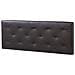 Testiera Di Letto Di Pelle Sintetica Rombo 150x60 Cioccolato - Foto miniatura 1