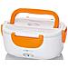 LB 3719 - Lunch box elettrico, riscaldamento di cibi fino a 75°C, volume ca. 1,7 l, bianco / arancione - Foto miniatura 1