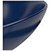 Lavandino da Bagno in Ceramica Blu Scuro Rotondo - Foto miniatura 4